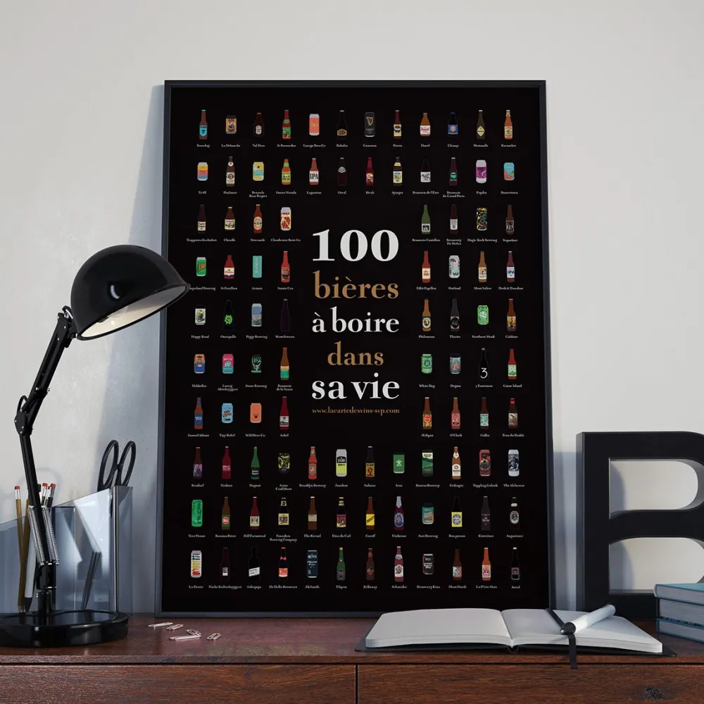 affiche__gratter___bires__boire_dans_sa_vie_2.webp Les Raffineurs Affiche à gratter - 100 bières à boire dans sa vie