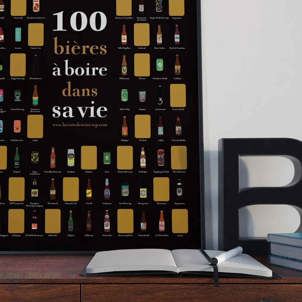 affiche__gratter___bires__boire_dans_sa_vie_3.webp Les Raffineurs Affiche à gratter - 100 bières à boire dans sa vie