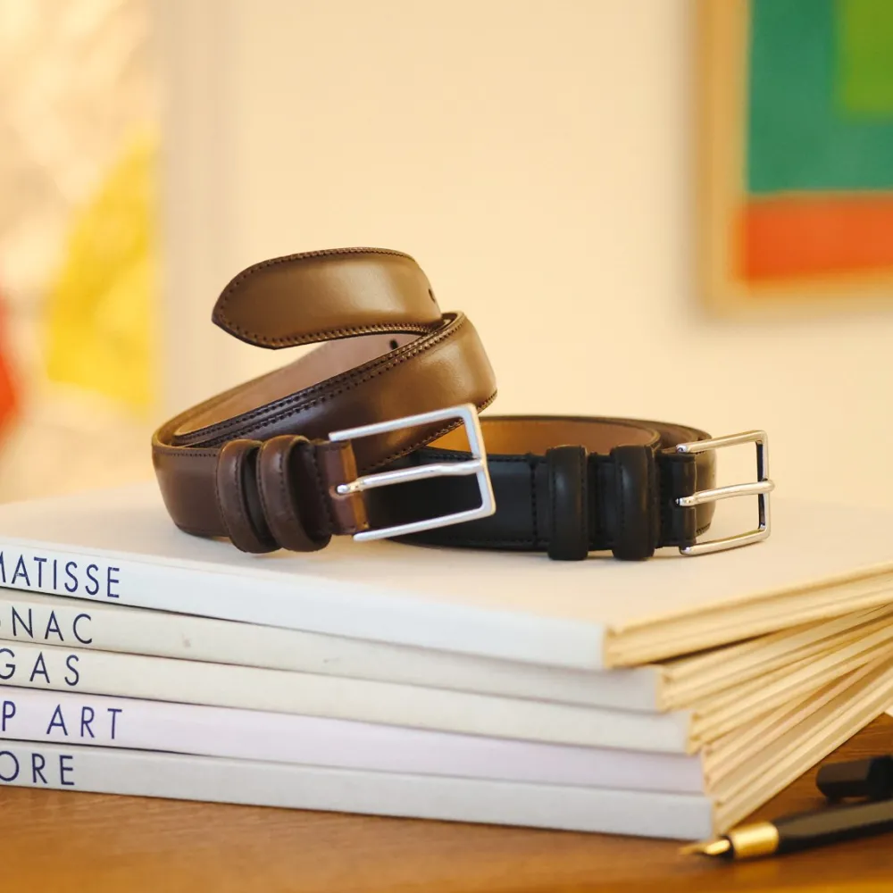 ceinture_en_cuir_lisse_3.webp Homme Les Raffineurs Ceinture en cuir lisse