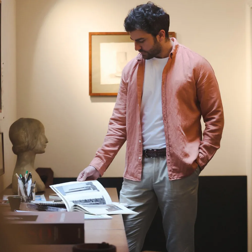 ceinture_tresse_en_cuir_2.webp Homme Les Raffineurs Ceinture tressée en cuir