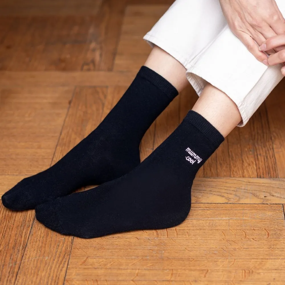 Femme Les Raffineurs Chaussettes brodées Mummy Cool