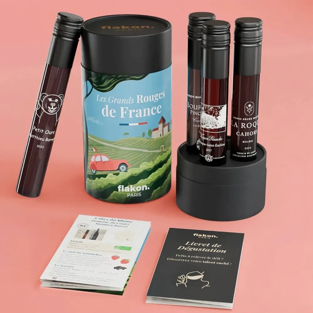 Les Raffineurs Dégustez 4 rouges iconiques de France