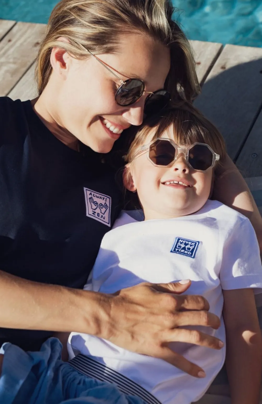 tshirt_always_zen__navy_3.webp Femme Les Raffineurs T-shirt Always Zen - Navy