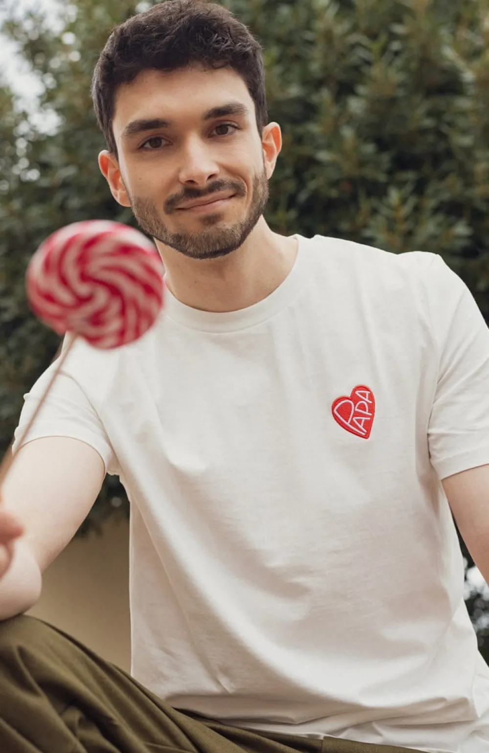 Homme Les Raffineurs T-shirt Cœur Papa